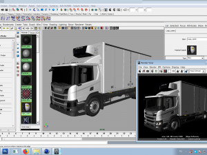 truck p-day cab 3D Model