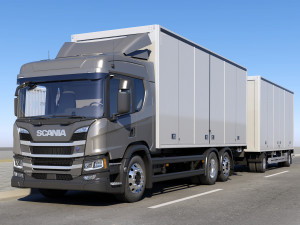 truck p-normal cab 3D-Modell