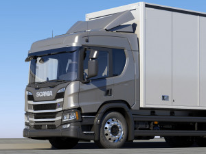 truck p-normal cab 3D Model