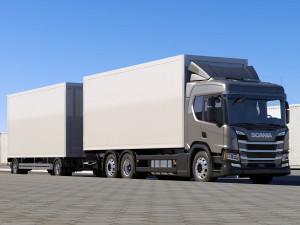 truck p-normal cab 3D Model
