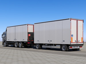 truck p-normal cab 3D Model