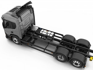truck p-normal cab 3D Model
