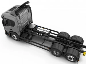 truck p-normal cab 3D Model