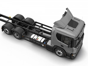 truck p-normal cab 3D Model