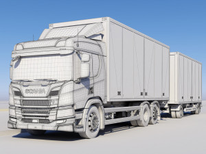 truck p-normal cab 3D Model