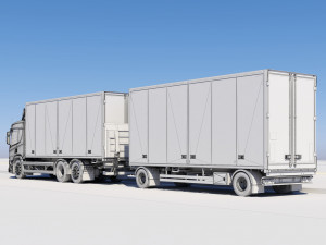 truck p-normal cab 3D Model