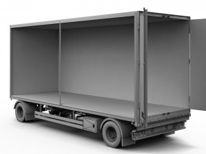 truck p-normal cab 3D Model