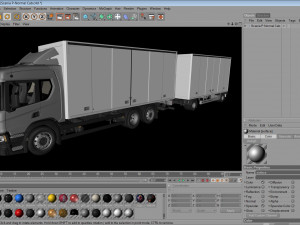 truck p-normal cab 3D Model