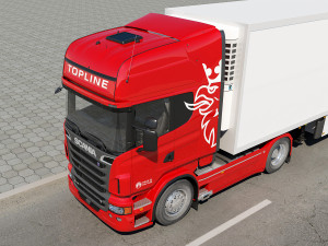 truck r 730 3D Model