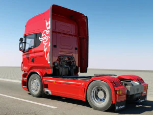 truck r 730 3D Model