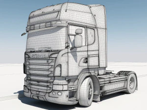 truck r 730 3D Model