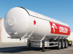 truck r 730 lng tanker 3D Model