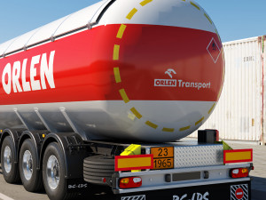 truck r 730 lng tanker 3D Model