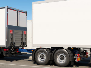 truck streamline road train 3D Model