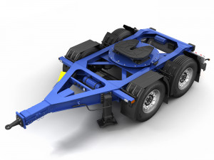 truck streamline road train 3D Model