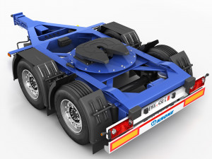 truck streamline road train 3D Model