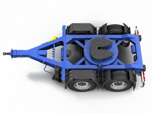 truck streamline road train 3D Model