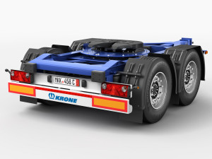 truck streamline road train 3D Model