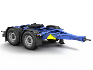 truck streamline road train 3D Model