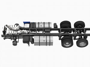 truck streamline road train 3D Model