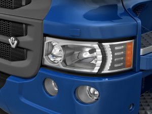truck r 6x4 with trailer Modelo 3D