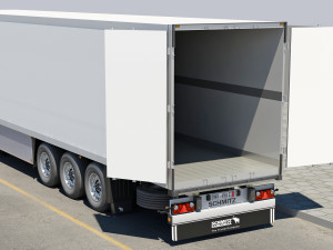 truck r 6x4 with trailer Modelo 3D