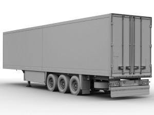 truck r 6x4 with trailer Modelo 3D