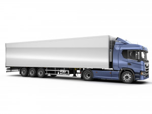 truck 6x2 normal roof 3Dモデル