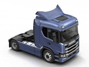 truck 6x2 normal roof 3Dモデル