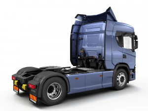 truck 6x2 normal roof 3D Model