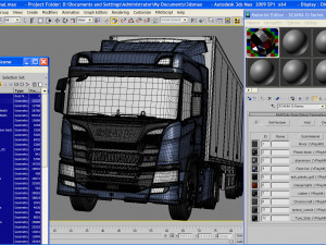 truck 6x2 normal roof 3Dモデル