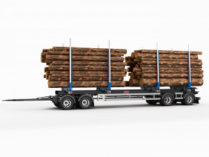 truck r 730 timber Modèle 3D