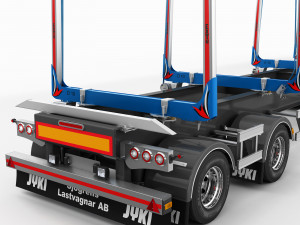 truck r 730 timber Modèle 3D