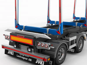 truck r 730 timber 3D Model