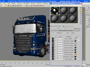 truck r 730 timber 3D Model