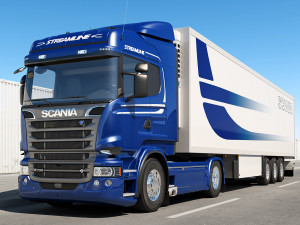 truck 6x2 higline 3D-Modell