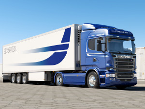 truck 6x2 higline 3D Model