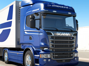 truck 6x2 higline 3D Model