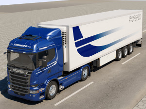 truck 6x2 higline 3D Model
