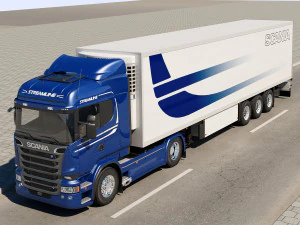 truck 6x2 higline 3D Model
