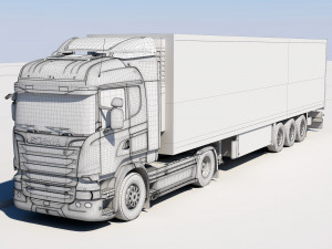 truck 6x2 higline 3D Model
