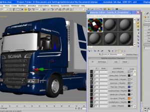 truck 6x2 higline 3D Model