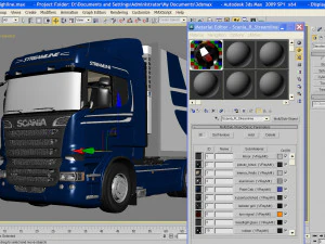 truck 6x2 higline 3D Model