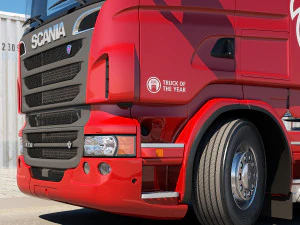 streamline truck with trailer 3D Model