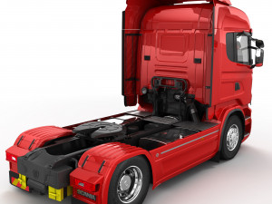 truck tipper trailer 3D Model