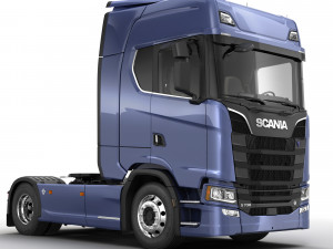 Truck s 730 container Model 3D