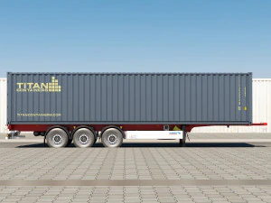 Truck s 730 container 3D Model