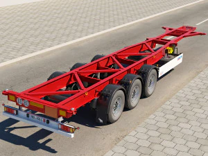 Truck s 730 container 3D Model