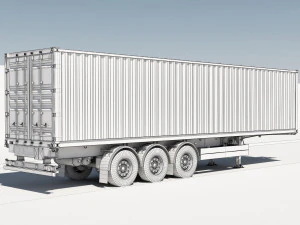 Truck s 730 container 3D Model