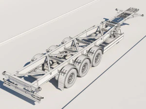 Truck s 730 container 3D Model